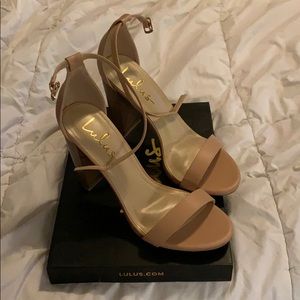 Brand new tan heels